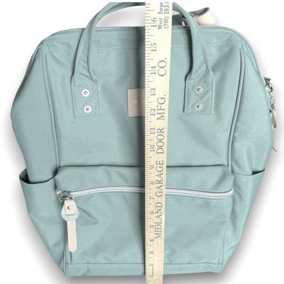 Large BLUE Laptop Backpack - USB Charging Port - Wide Opening - Water Resistant - Picture 14 of 16